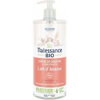 Natessance Bio Crème de Douche Lait d'Ânesse 1L Peaux Sèches à Fragiles