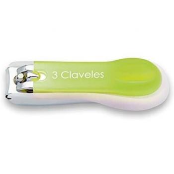 3 Claveles Nagelknipser mit Auffangbehälter 6 cm gelb