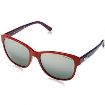 Ralph Lauren 0RL8123107G Occhiali da Sole Red/Green Silver Mirror Gradient