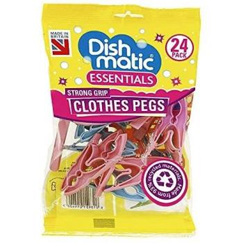 Dish Matic Extra Strong Clothespins, 24 Set
