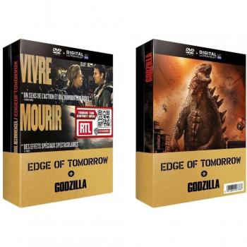 Coffret Double: Edge of Tomorrow & Godzilla (2 DVDs + version digitale)