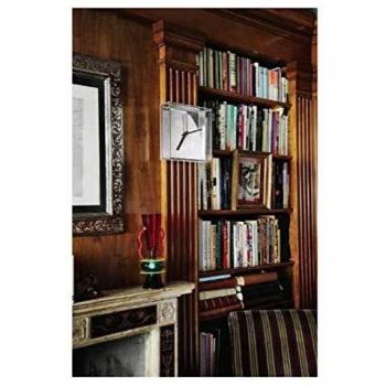 Silberner Kartell Tic & Tac Wanduhr‑Behälter