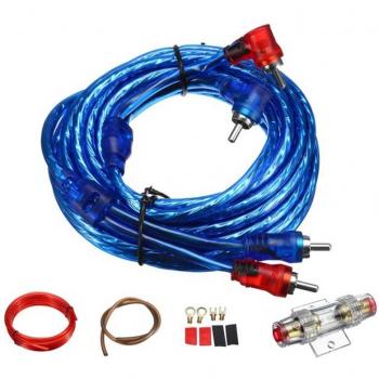 Kit de ligne d'installation d'amplificateur de subwoofer de voiture 1500W