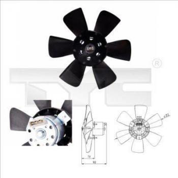 TYC 837-0007 Ventola per radiatore