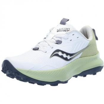 Saucony Blaze TR Scarpe Da Trail Running Donna, Bianco e Grigio, Taglia 39 EU