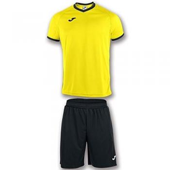 Joma Sportkids Kurzset M/F, Gelb/Schwarz Edition