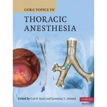 Ingles otros  core topics in thoracic anesthesia hb  cambridge