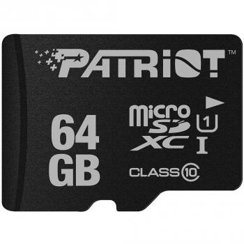 Patriot Memory 64 GB microSDXC UHS-I Klasse 10 LX Serie Speicherkarte