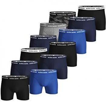 Björn Borg XL Size 12-Pack Essential Boxer Shorts