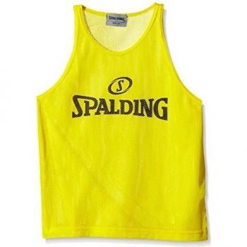 Spalding Männer-Teamtrikot Set – Gelbes Training T-Shirt M