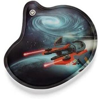 Ergobag Blinkie-Klettie Schulranzen-Zubehör Weltraumflitzer blau rot Neu