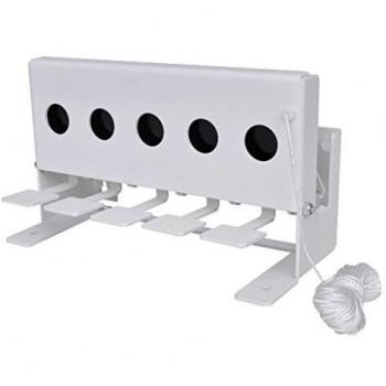 Cible professionnelle pour le biathlon avec 5 trous et corde pour réinitialisation