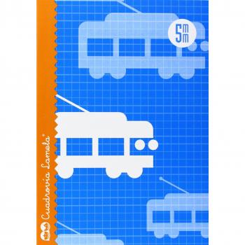 Pack de 10 Cuadernos Básicos Lamela A5 Libreta Pequeña con grapas 16 Hojas 5mm, Tapa Blanda de Cartón