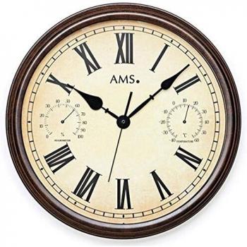 AMS Wanduhr, Holz