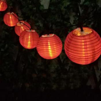 Decorative 20/30 LED Solar Lantern String Lights