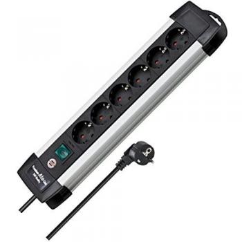 Steckdosenleiste aus Aluminium Brennenstuhl Premium Alu Line 6-Fach