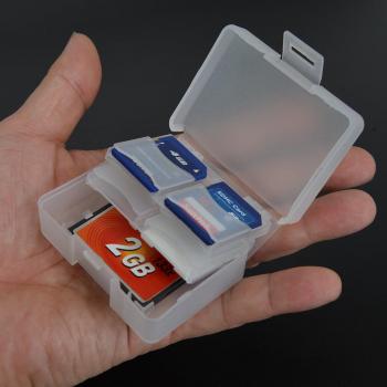 Portable Sealed Storage Box for 8 SD Cards and 1 CF Card