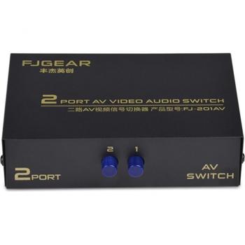 Commutateur vidéo L/R 2 ports pour consoles de jeux
