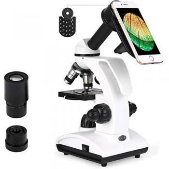 TELMU Kids Microscope with WF10X/25X Eyepiece