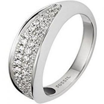 Silber-Damenring Fossil JFS00366040160 – 925 Sterling