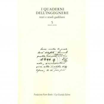 I quaderni dell'ingegnere. Testi e studi gaddiani. Vol. 5