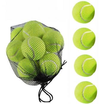 7 cm Puppy Tennis Balls with Carrying Mesh Bag