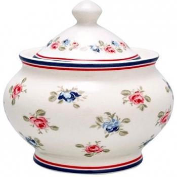 GreenGate Zuckerdose Hailey White 10 cm