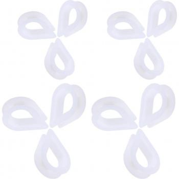 Geflochtener Ritt-Anker – 12 Stück, Nylon, 3/8″ + 1/2″ (Fingerhütchen)