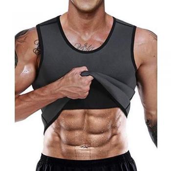 LaLaAreal Men’s Heat Therapy Shirt – Neoprene Sauna Suit