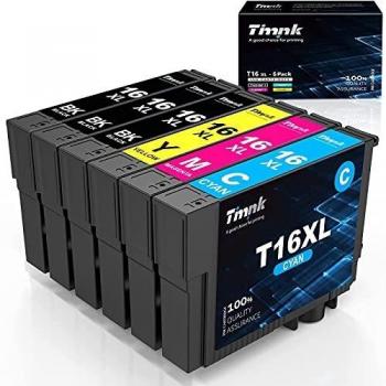 Timink 16 XL Tintenpatronen Set für Epson Drucker