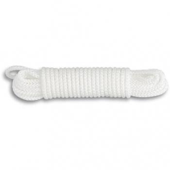 Corde Polypropylène 5 mm 290 kg 10 m Chapuis Blanc