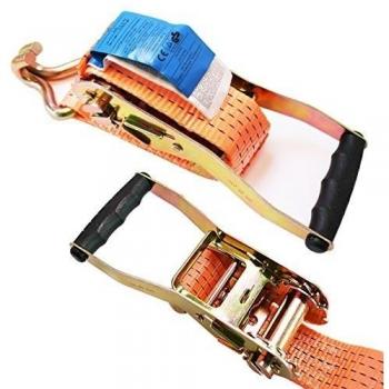 Cinghia di Fissaggio a Cricchetto con 2 Ganci 8 m 5000 kg