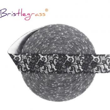 Bristlegrass Satin Band Tape – Black Lace