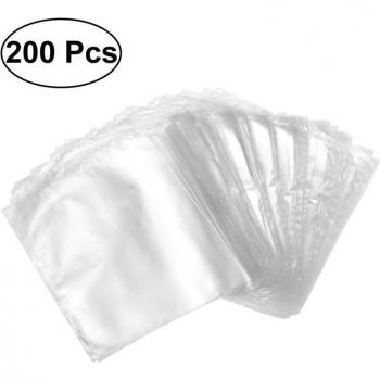200 Pcs 6x6 Inch Transparent Heat Shrink Bags for Soaps and Bath Bombs