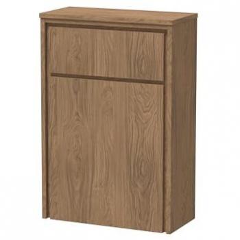 Antique Oak Contemporary Floor Standing WC Unit