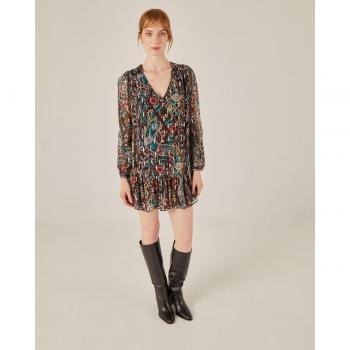 Vestido corto Niza con estampado