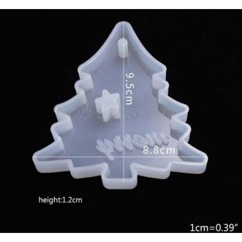 DIY Christmas Tree Elk Pendant Resin Mould