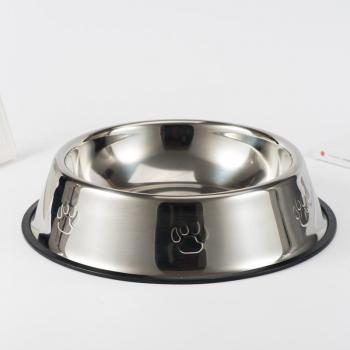 Pet Feeding Bowl Stainless Steel Non-slip Design