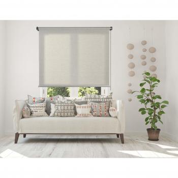 Estor Enrollable Gris Grava 140 x 180 cm