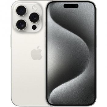 IPhone 15 Pro 15,5 cm (6.1) Double SIM iOS 17 5G USB Type-C 1 To Titane, Blanc