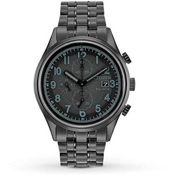 Citizen Gents’ EcoDrive Sport Chrono (CA0625‑55E) – Black Steel
