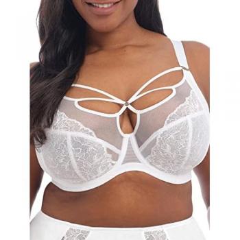 Elomi Brianna Plunge-BH mit Bügel, weiß, Größe O 75 – Damenmodell