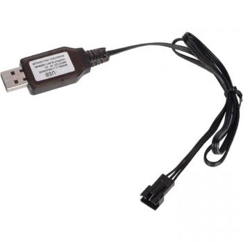 Cargador SM-3P 6.4V/7.4V 500mA para juguetes de control remoto