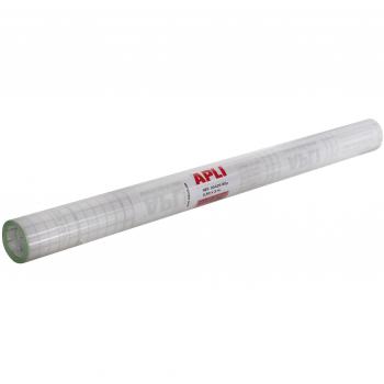 Forro libro reposicionable 3x0,50 m transparente Apli