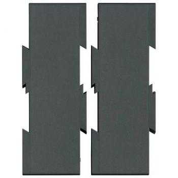 Erweiterungsplatten-Set für HANSA Schwenkarm, schwarz