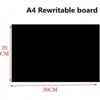 PVC Rewritable Price Display Cards A4 A5 A6 Black
