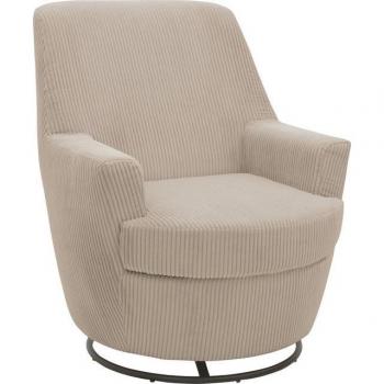 Wippe-Drehsessel HETTY – 1‑Stück, Cord/Microfaser, INOSIGN