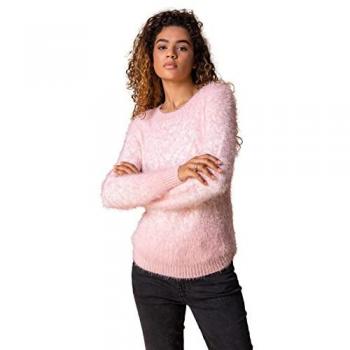 Fluffy Mosaic Knit Jumper