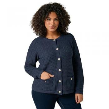 Buttoned Knit Pullover Cardigan