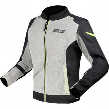 Giacca Donna Tessuto LS2 Airy Evo Nero Grigio Giallo 3XL